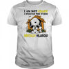Snoopy I am not crazy I prefer the term mentally hilarious shirt