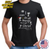 Snoopy I can do all things through christ who strengthens me shirt