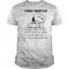 Snoopy I know I swear a lot I am very sorry I’ll try to be good shirt