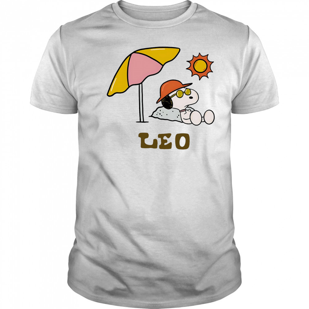 Snoopy Leo Zodiac shirt