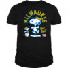 Snoopy Peanuts Ripple Junction Milwaukee Baseball shirt
