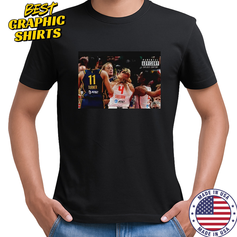 Sophie Cunningham Indiana Fever Stand on Business parental advisory shirt