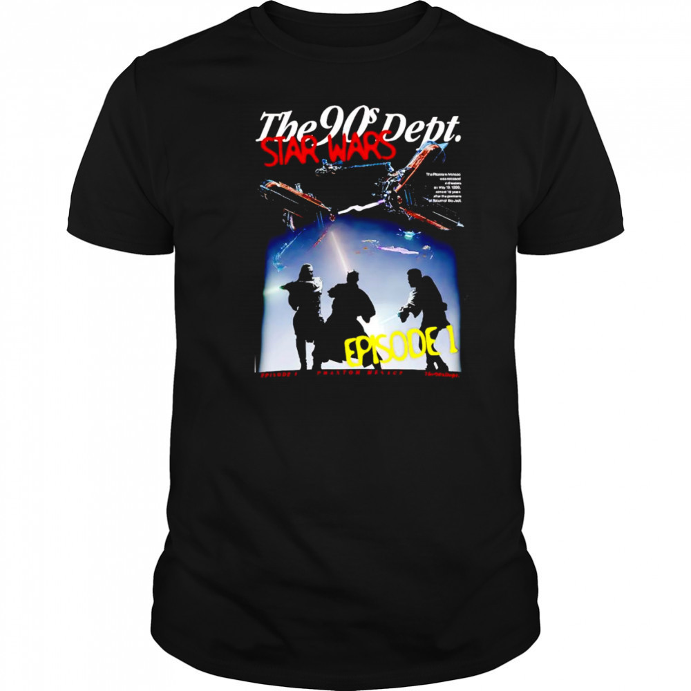 Star Wars episode I Phantom Menace shirt