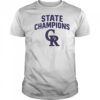 State Champions Colorado Rockies shirt