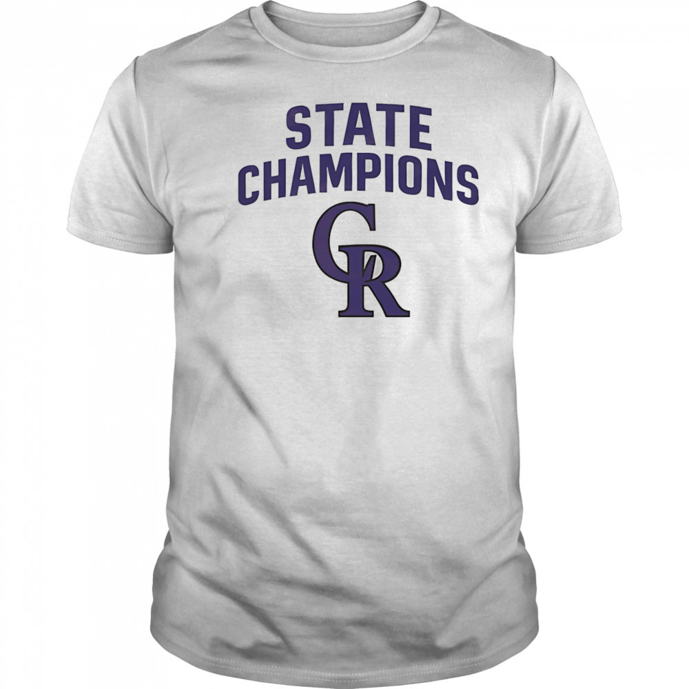 State Champions Colorado Rockies shirt