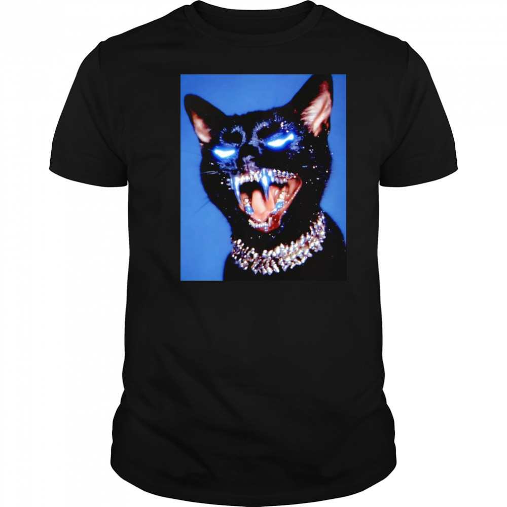 Stephan Vasement Blast Grillz cat shirt