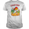 Stephanie Morgan baseball cartoon shirt