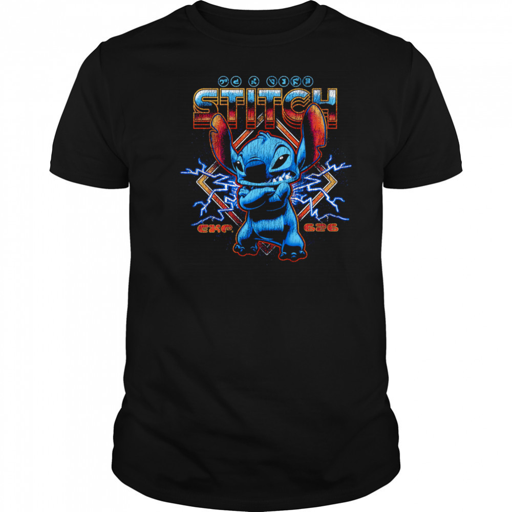 Stitch 80s Rocker Stitch retro shirt