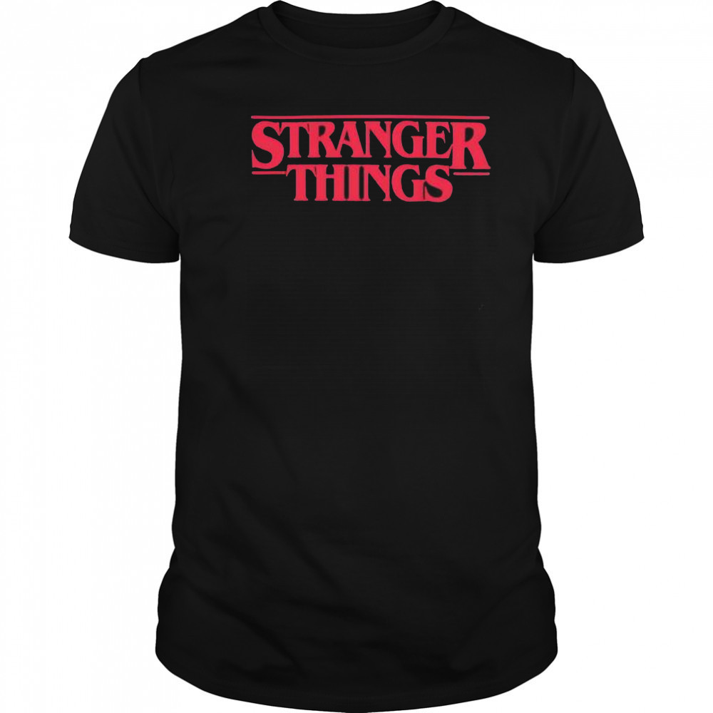 Stranger Things x Texas Rangers Logo shirt