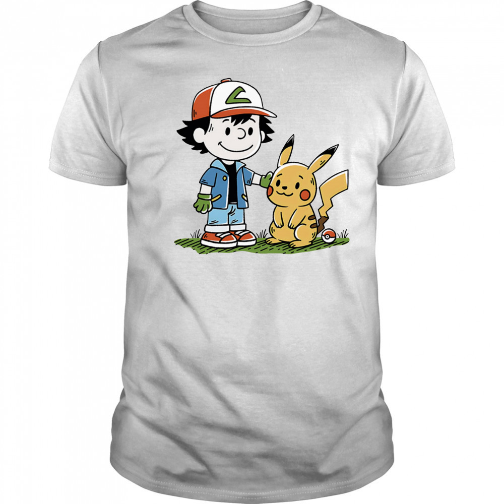 Strong Friendship Satoshi and Pikachu shirt