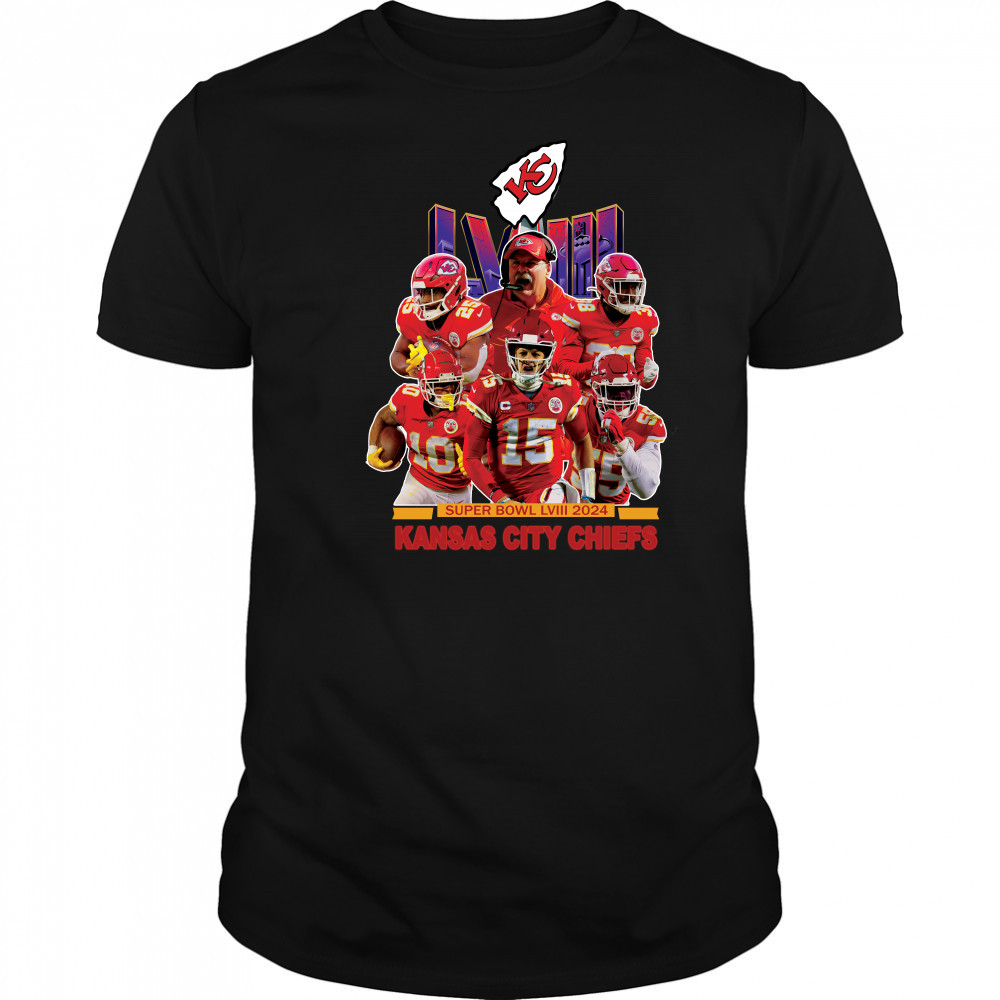 Super Bowl LVIII 2024 Kansas City Chiefs T-shirt