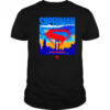 Superman metropolis city of tomorrow ripped poster shirt