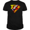 Superman mixed logo shirt