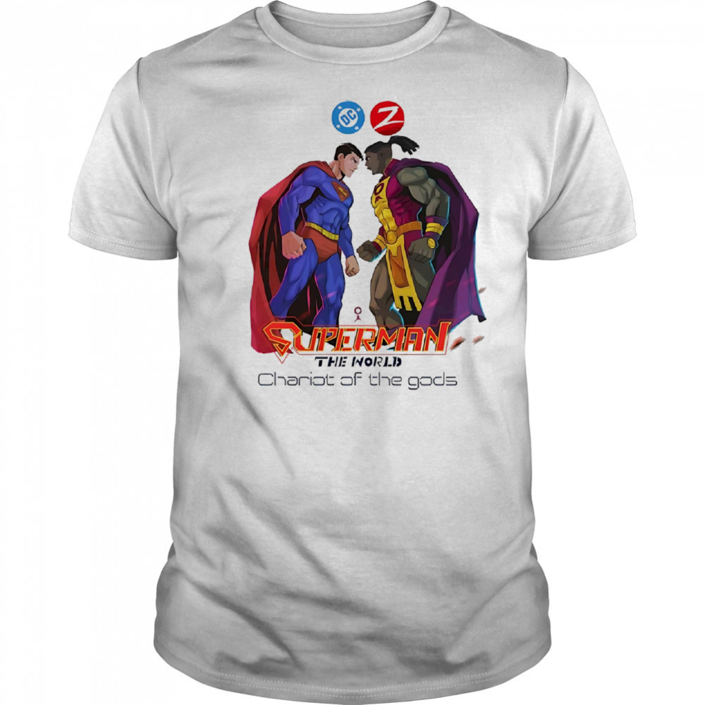 Superman The World on Zebra Comics shirt