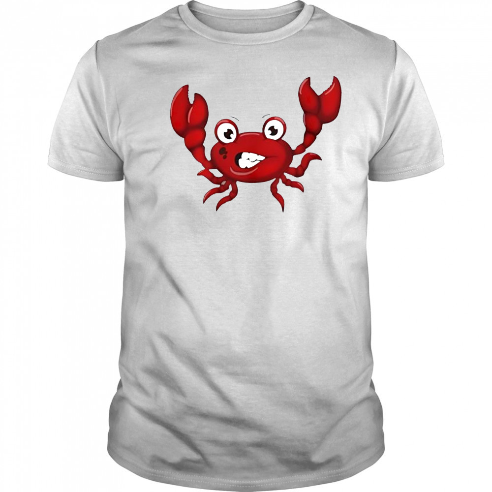 Superstore Jerry Crabby red shirt