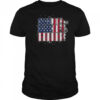 Swim Bike Run America Flag T-Shirt
