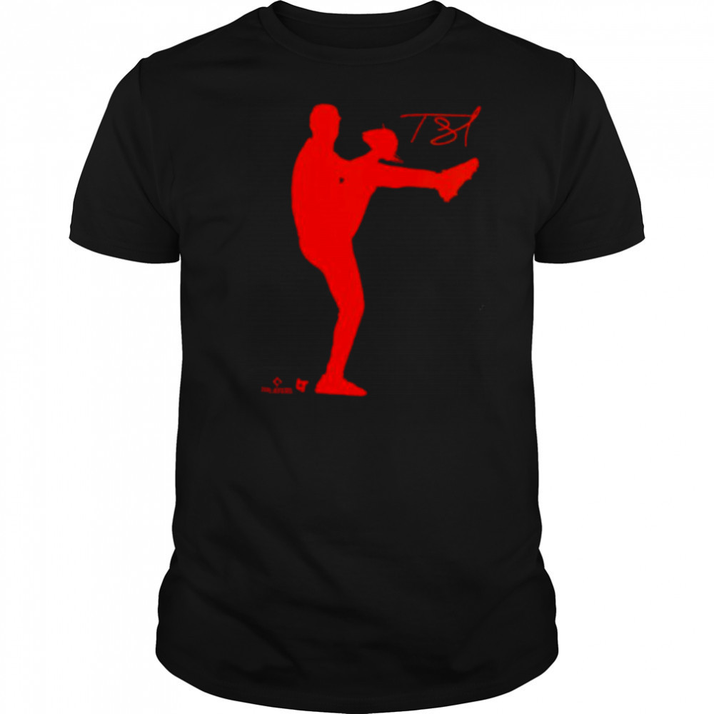 Tarik Skubal Silhouette Detroit Baseball Shirt