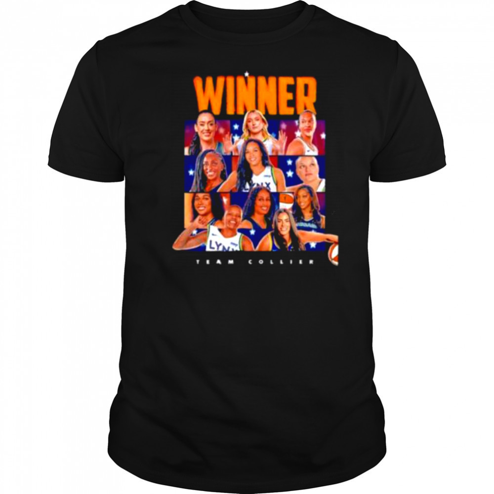 Team Collier 2025 WNBA All Star Champion Winner T Shirt