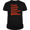 Team Phee Lineup Ampersand 2025 shirt