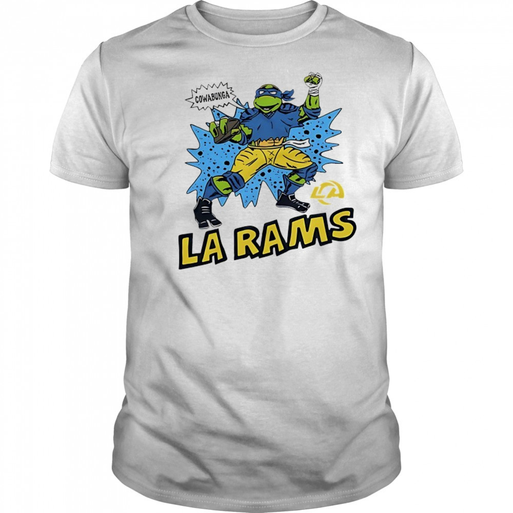 Teenage Mutant Ninja Turtles X Los Angeles Rams Cowabunga shirt