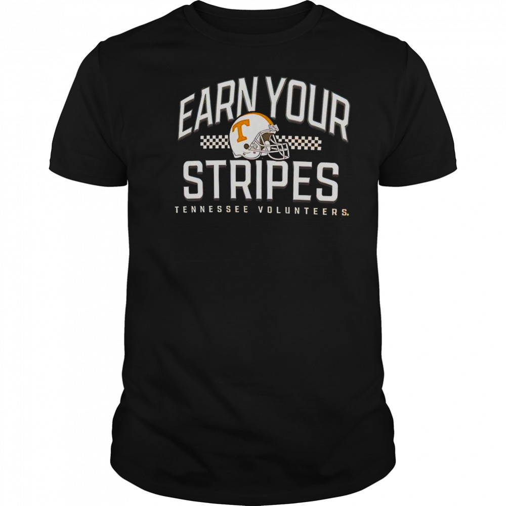Tennessee Volunteers Earn Your Stripes Helmet T-Shirt