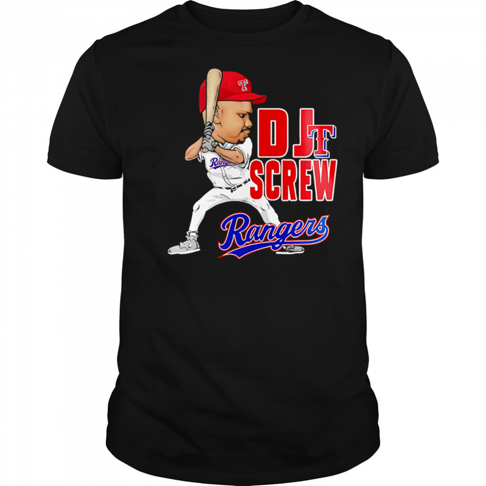 Texas Rangers DJ Screw 2025 Baseball shirt