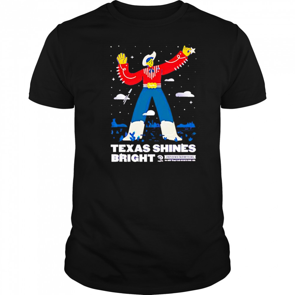 Texas Shines Bright 2025 shirt