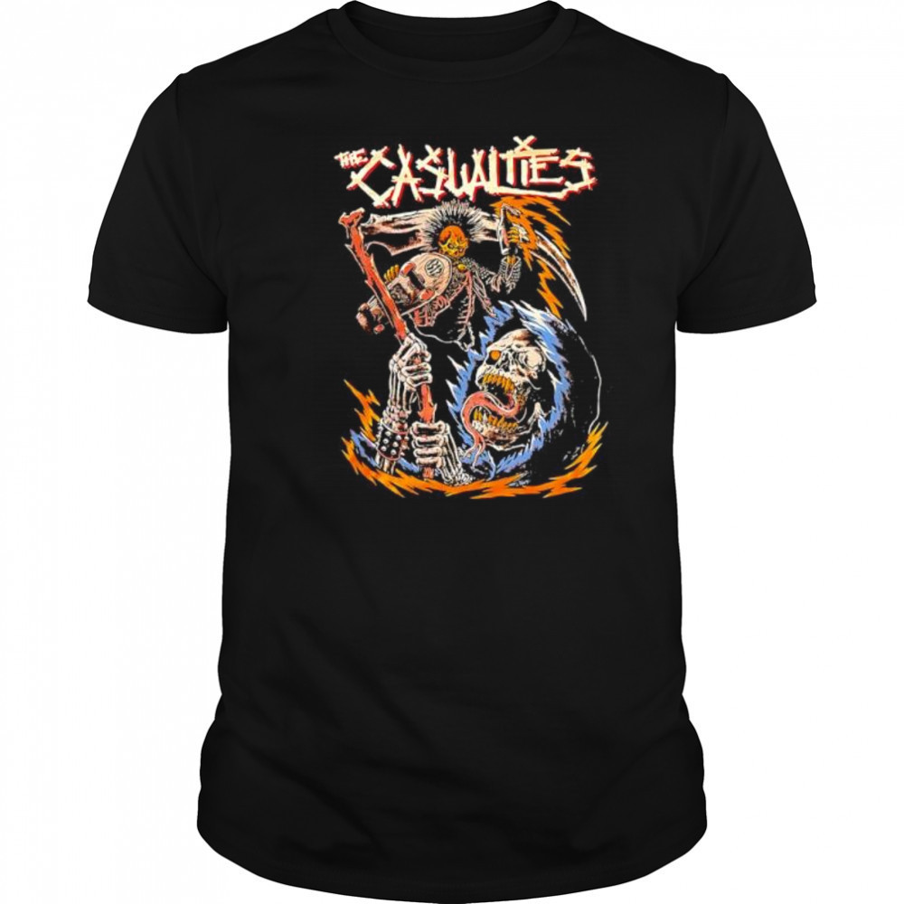 The Casualties death graphic shirt