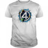 The Fantastic Four movie First Steps Marvel Studios logo shirt