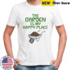 The Garden Is My Happy Place Gardening Wheelbarrow T-Shirt