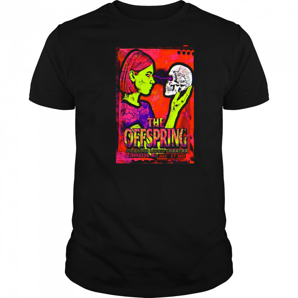 The Offspring Live Show July 27 2025 Clarkston MI Poster T-Shirt