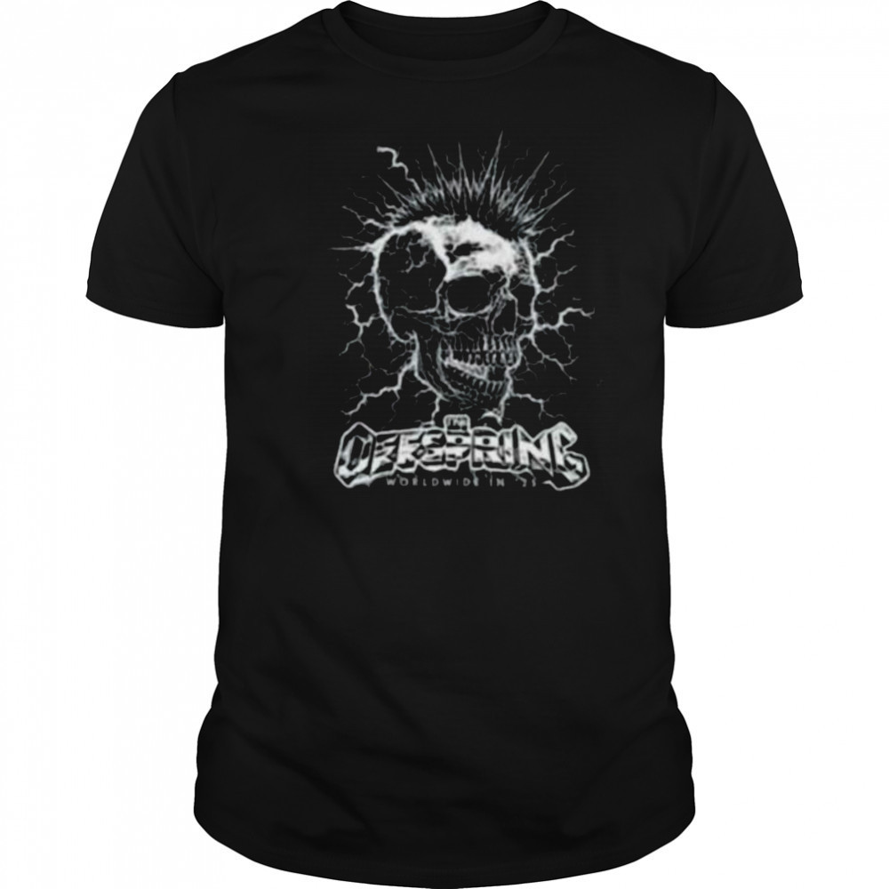 The Offspring Worldwide In 25 Skull Graphic Shirt