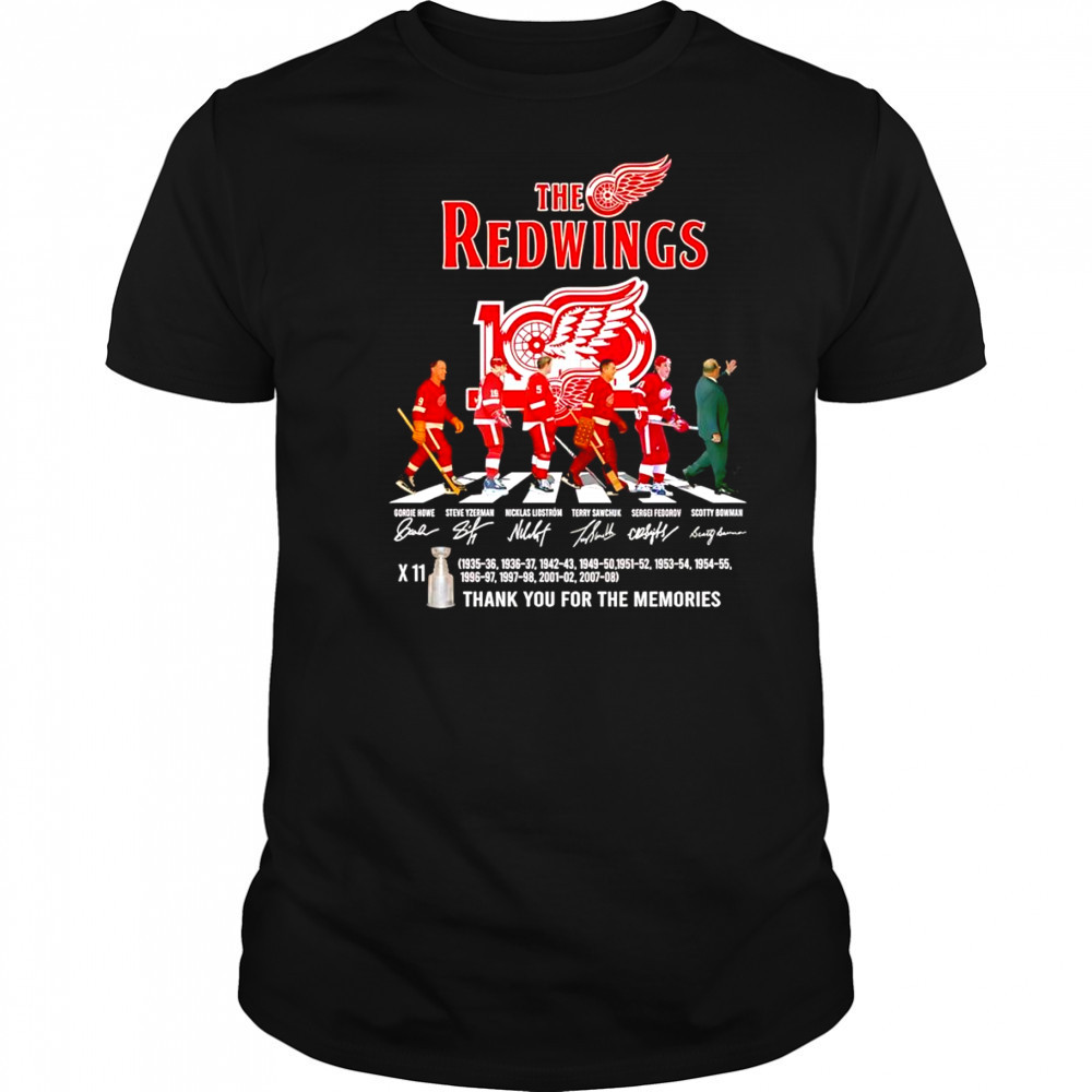 The Redwinsg Abbey Road thank you for the memories shirt