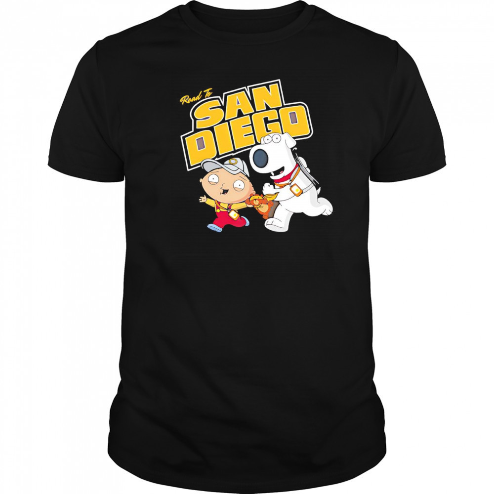 The Road to San Diego Family Guy shirt
