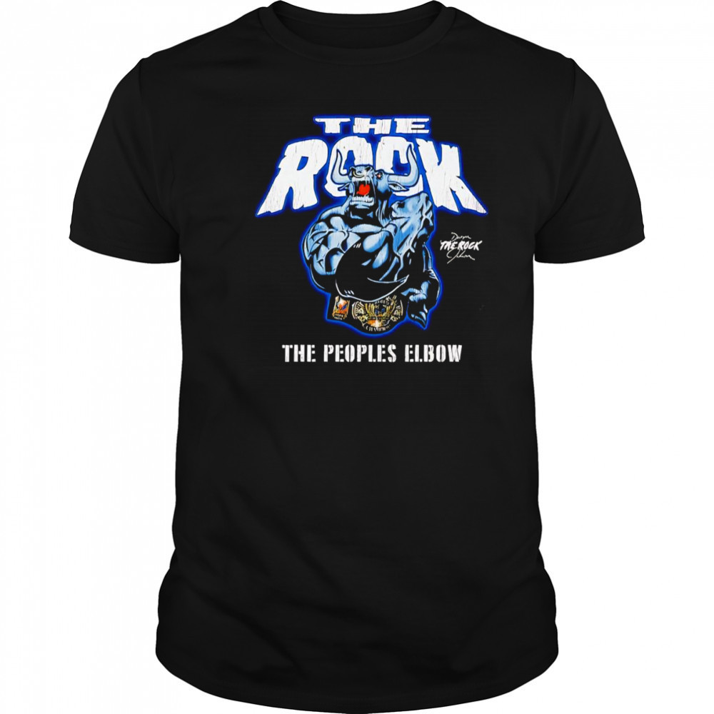The Rock the peoples elbow shirt