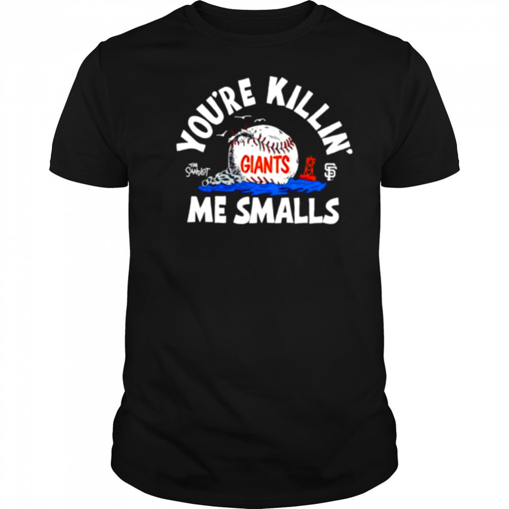 The Sandlot x San Francisco Giants you’re killin’ me smalls baseball shirt