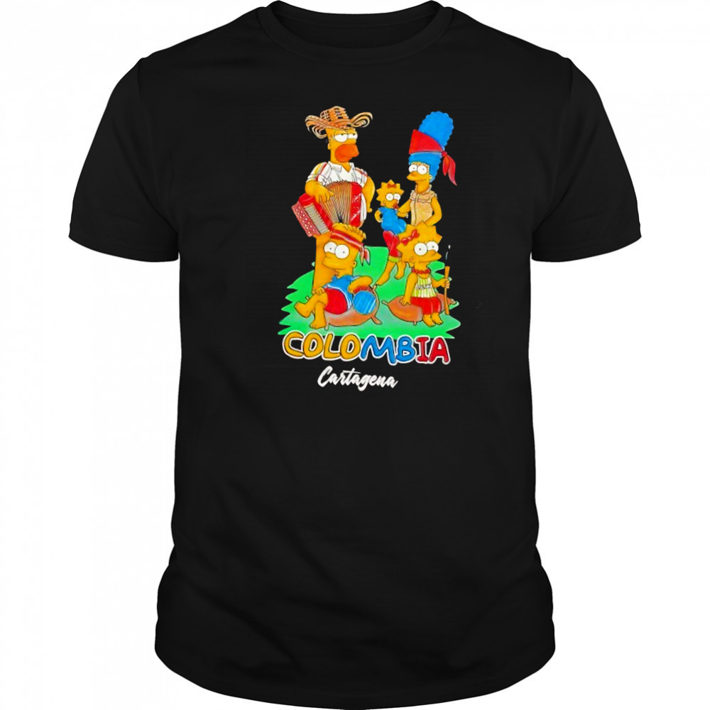 The Simpsons Columbia Cartagena shirt