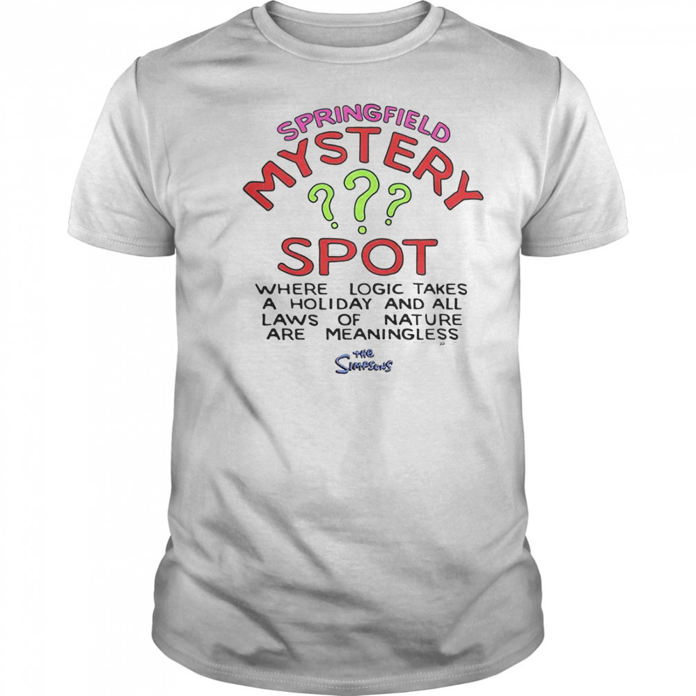 The Simpsons Springfield Mystery Spot T-Shirt
