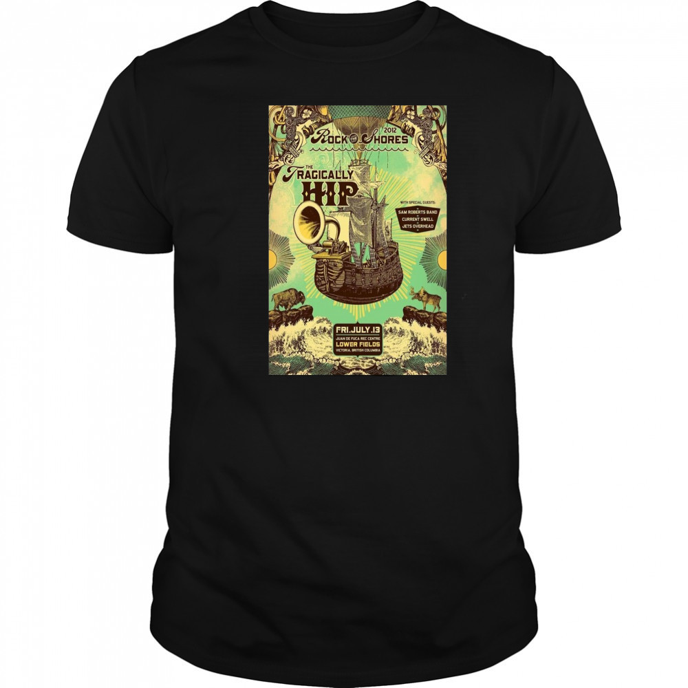 The Tragically Hip Concert Poster T-Shirt