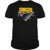 The Wild Collective Navy Los Angeles Chargers Shirt