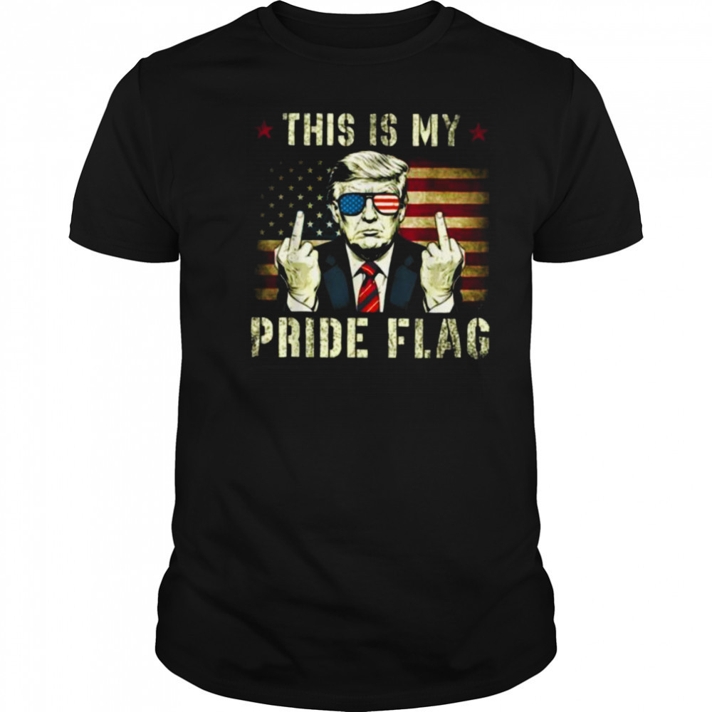 This Is My Pride Flag USA American Patriotic T Shirt