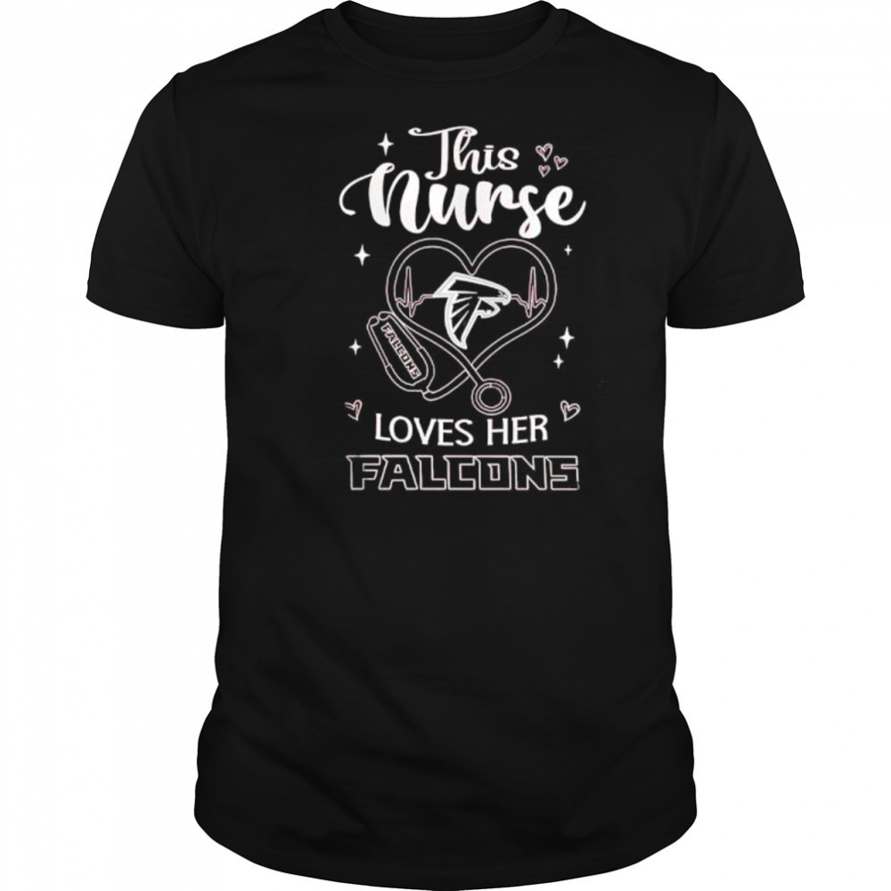 This nurse love her Atlanta Falcons shirt