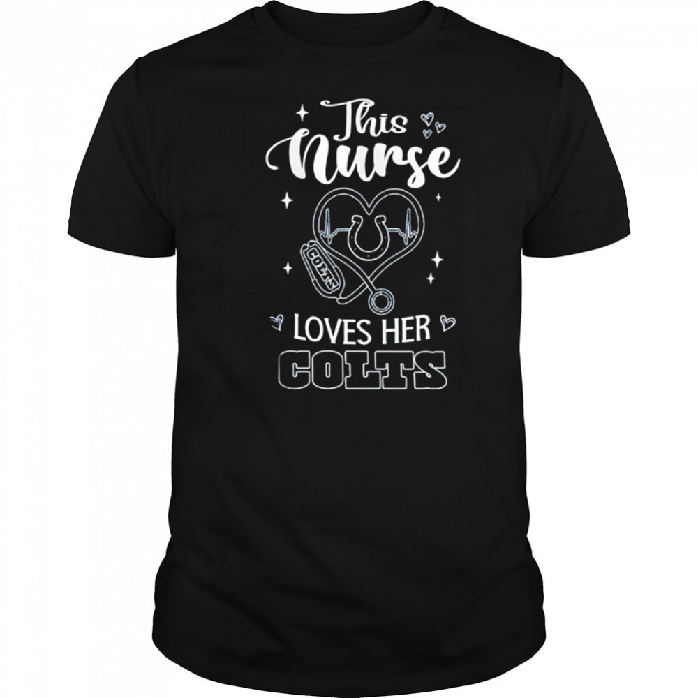This nurse love her Indianapolis Colts shirt