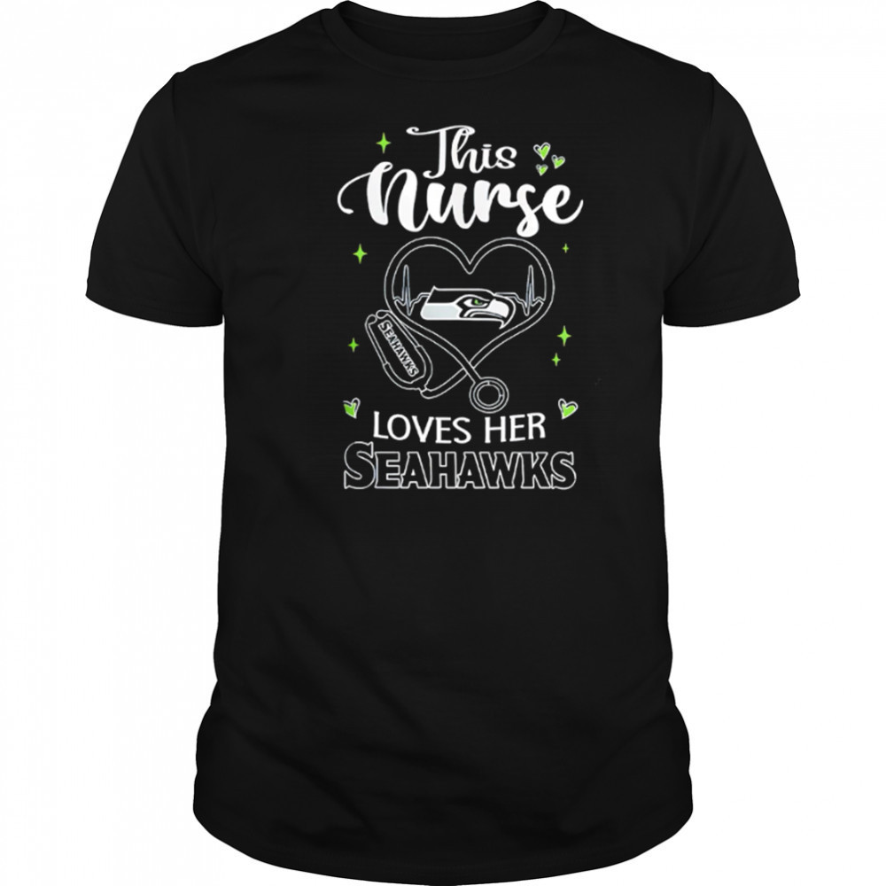 This nurse love her Tampa Seattle Seahawks shirt