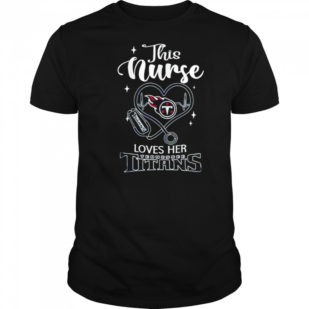 This nurse love her Tennessee Titans shirt