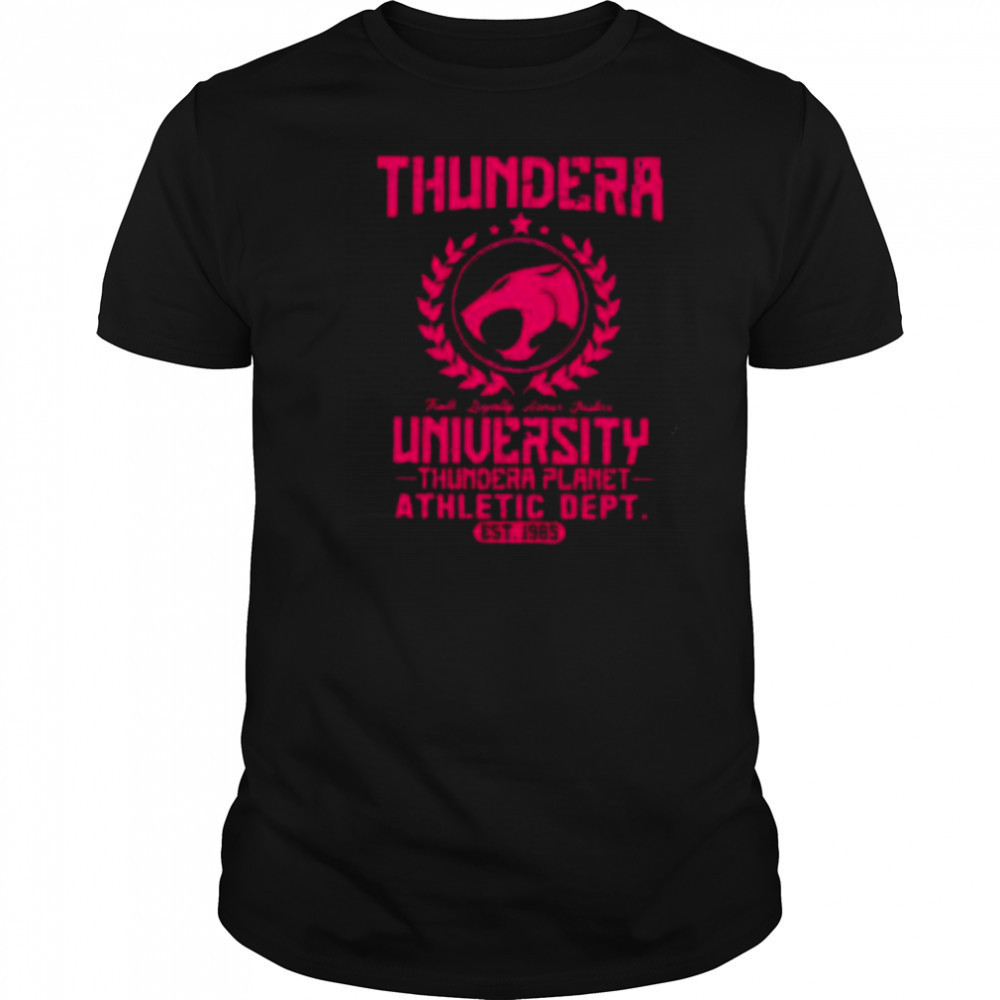 Thundera University Thundera Planet logo shirt