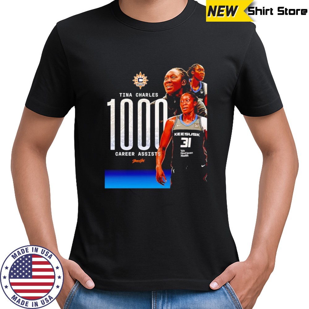 Tina Charles 1000 career assists shirt