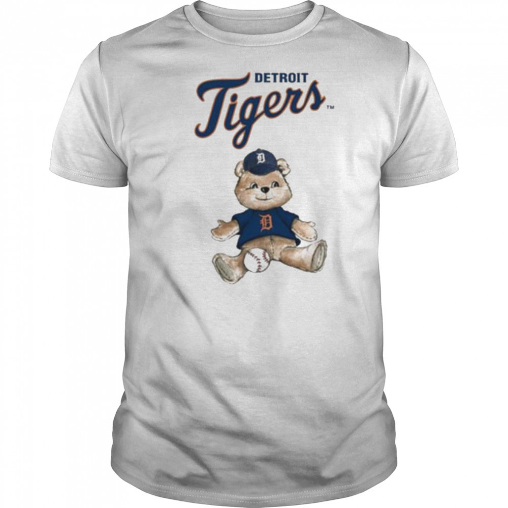 Tiny Turnip Teddy Bear X Detroit Tigers Baseball T shirt
