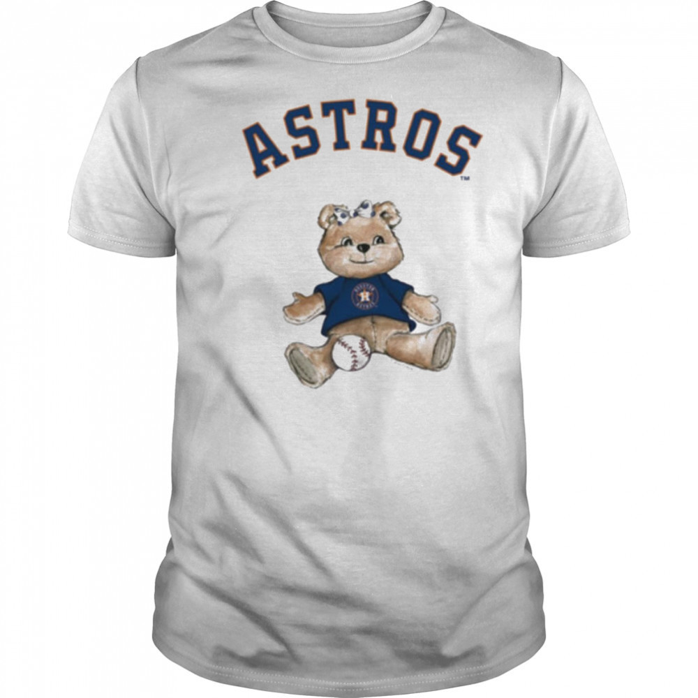 Tiny Turnip Teddy Bear X Houston Astros Baseball T shirt