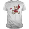 Tiny Turnip Teddy Bear X Wisconsin Badgers T shirt
